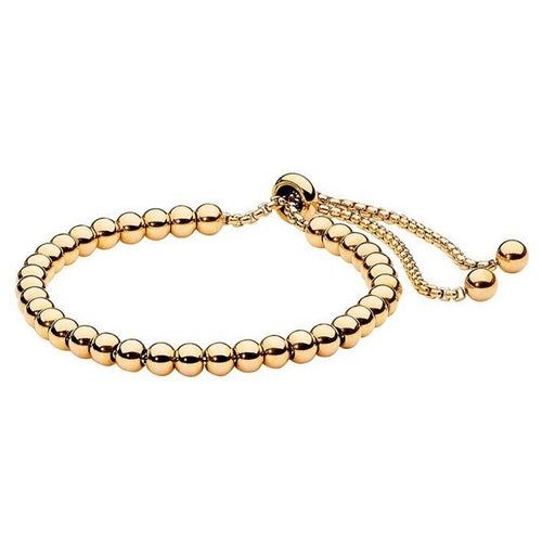 Ellani S/Steel Ball Bracelet - Gold