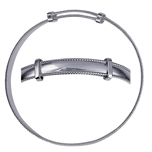 Sterling Silver Childs Expanding Bangle