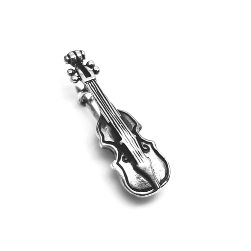 LOONA Sterling Silver Violin Brooch