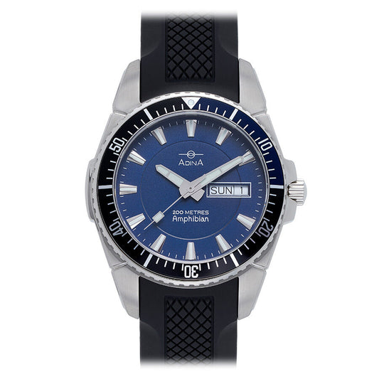 ADINA Amphibian NK167 Blue/Black Dive Watch